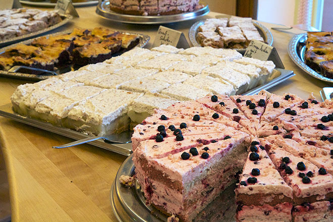 Kaffee- und Kuchenbuffet