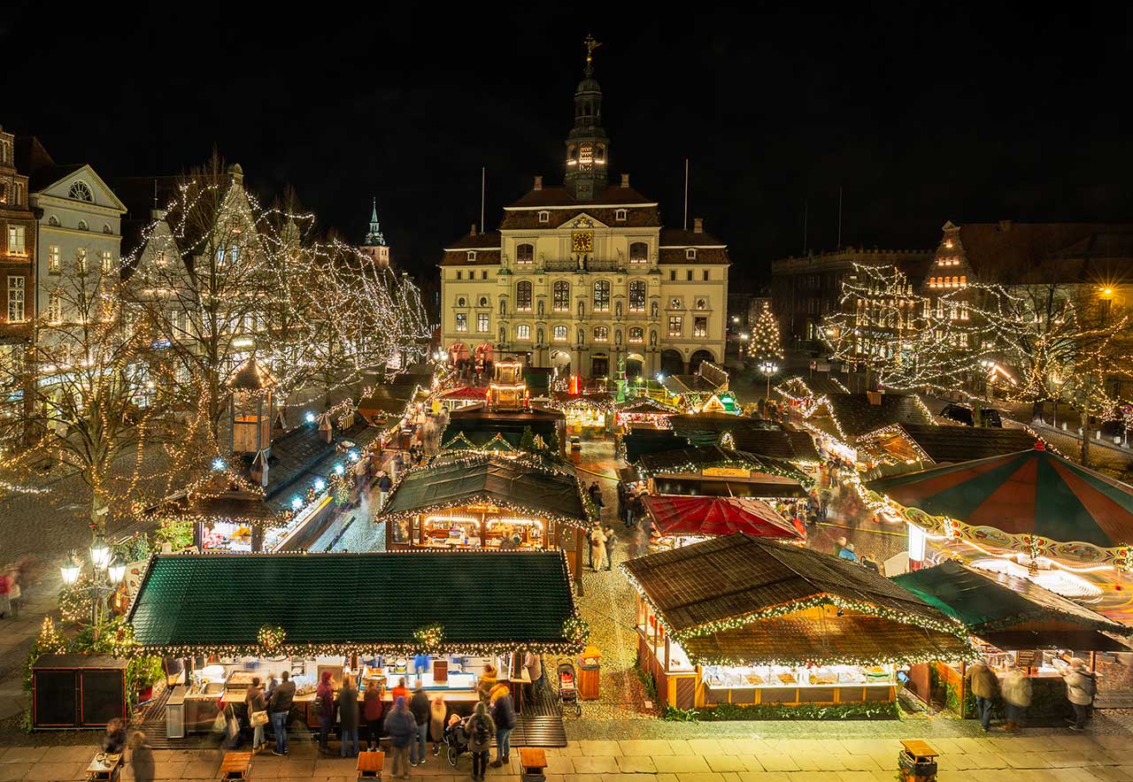 Weihnachtsmarkt in Lüneburg - Lüneburger Heide